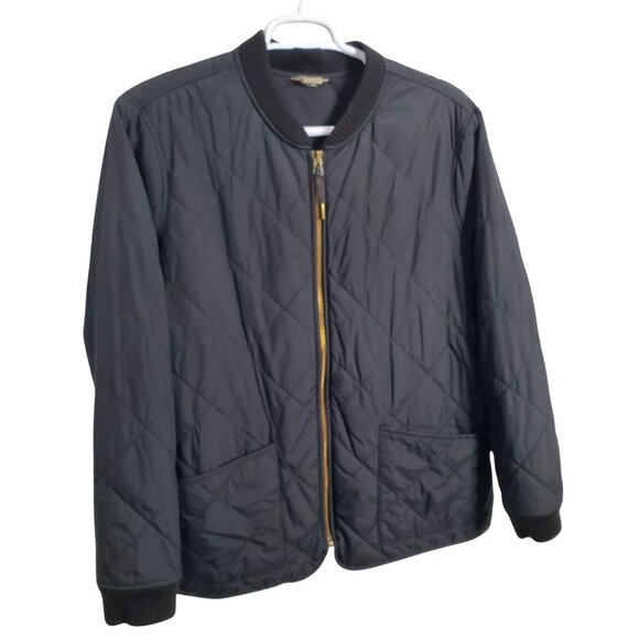 Duluth Trading Co. Jackets & Blazers - Duluth Trading Womens XXL Jacket Golden Harvest Quilted Bomber Full Zip Pockets